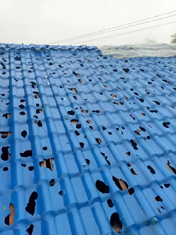 冰雹、暴雨輪番上陣，你的屋頂上的樹脂瓦扛得住嗎？